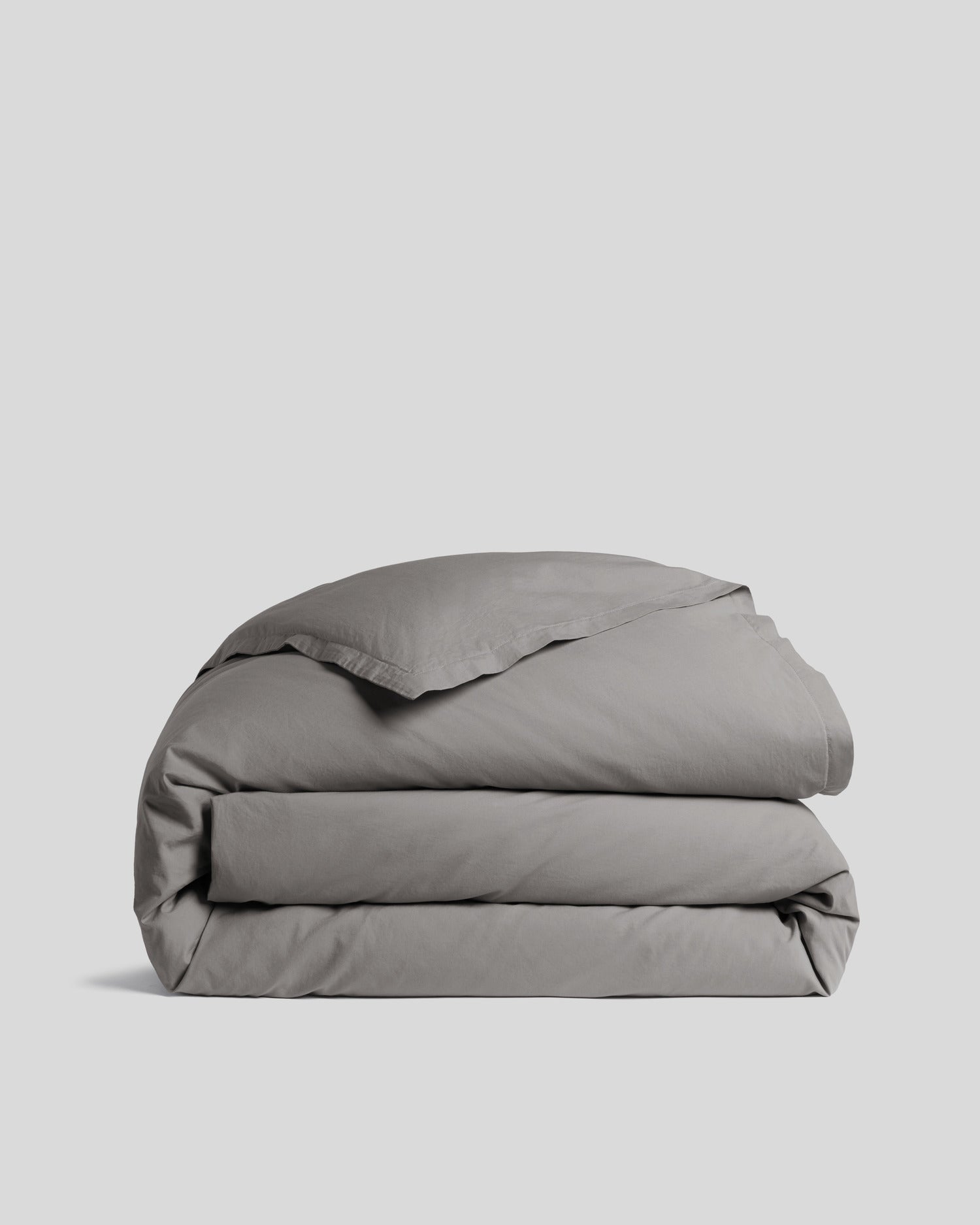Parachute Percale Duvet Cover (Pebble)