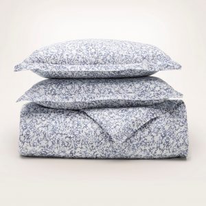Bollandbranch Percale Hemmed Duvet Set - Bay Garden