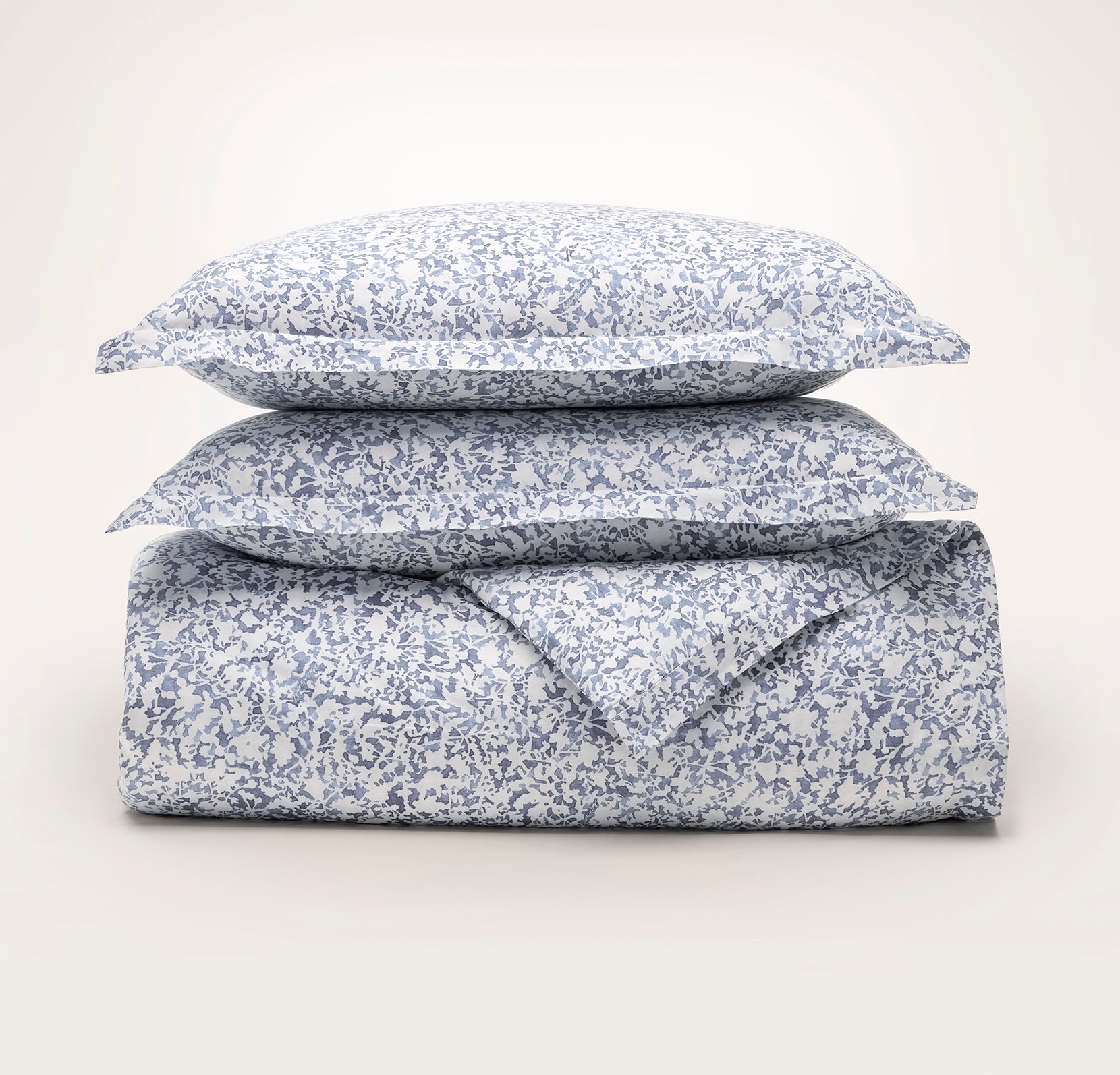 Bollandbranch Percale Hemmed Duvet Set - Bay Garden