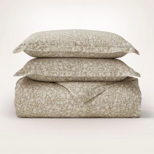 Bollandbranch Percale Hemmed Duvet Set - Oak Garden