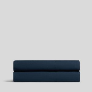 Parachute Percale Fitted Sheet (Ink)