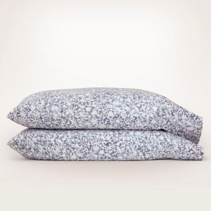Bollandbranch Percale Hemmed Pillowcase Set - Bay Garden