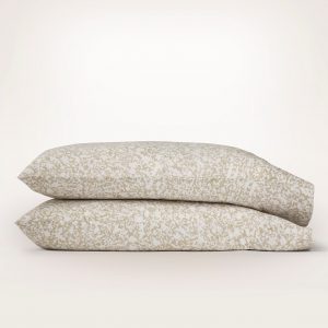 Bollandbranch Percale Hemmed Pillowcase Set - Oak Garden