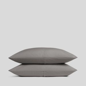Parachute Percale Pillowcase Set (Pebble)