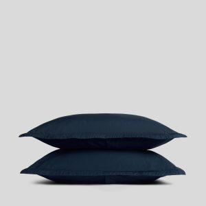 Parachute Percale Sham Set (Ink)