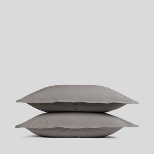 Parachute Percale Sham Set (Pebble)