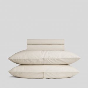 Parachute Percale Sheet Set - Bone TW/XL