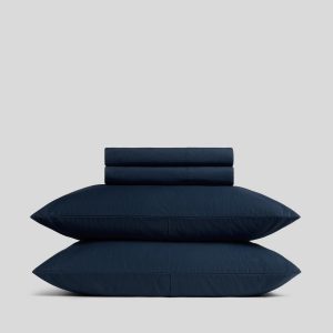 Parachute Percale Sheet Set - Ink TW/XL