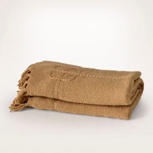 Bollandbranch Petite Bouclé Throw Blanket - Camel