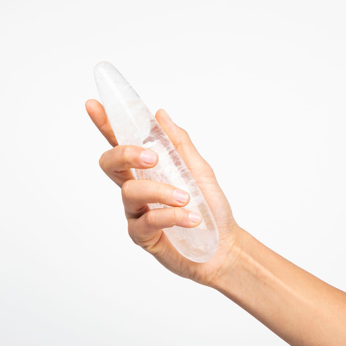 Dame Clear Quartz Crystal Dildo