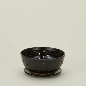 Hawkins New York Large Berry Bowl with Dish - Black