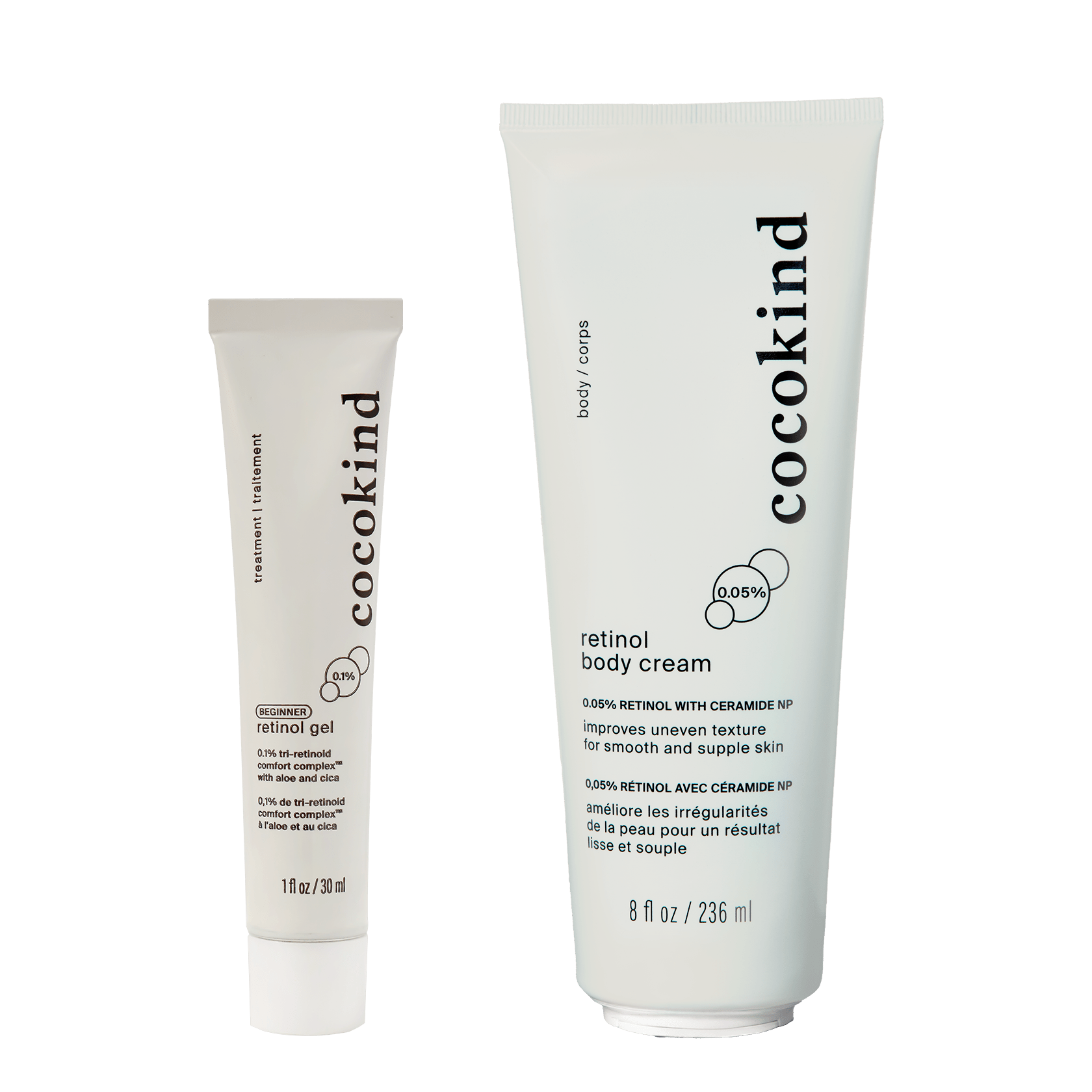 Cocokind retinol face + body duo