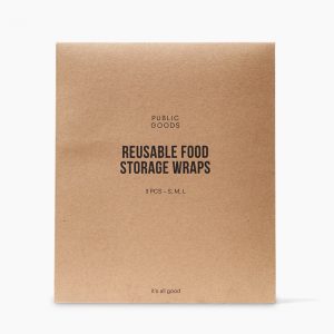 Public Goods Reusable Beeswax Food Storage Wraps