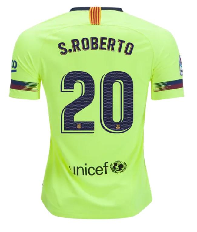 Soccer Jersey Club Sergi Roberto FC Barcelona 18/19 Away Jersey