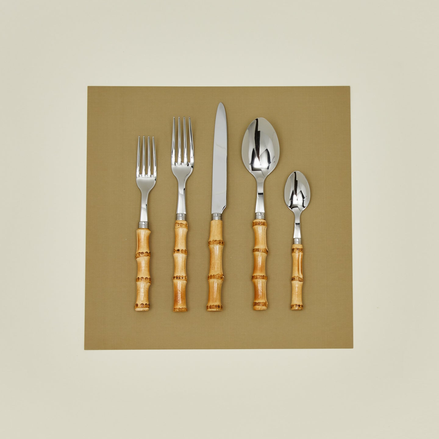 Hawkins New York Bamboo 5-Piece Place Setting