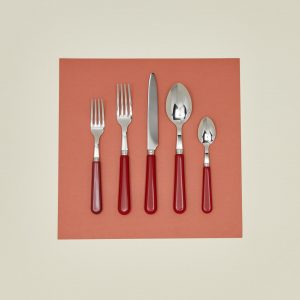 Hawkins New York Pop 5-Piece Place Setting - Burgundy