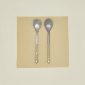 Hawkins New York Bistrot Salad Serving Set - Horn