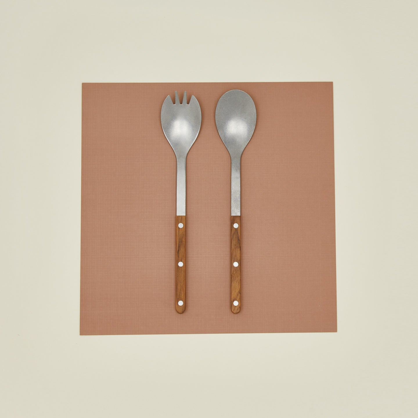 Hawkins New York Bistrot Salad Serving Set - Teak