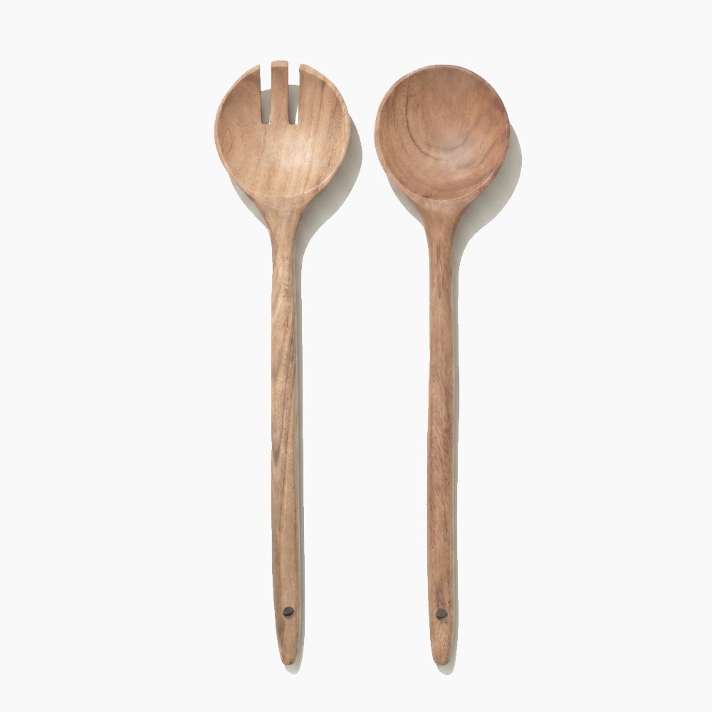 Public Goods Wood Serving Utensils Set