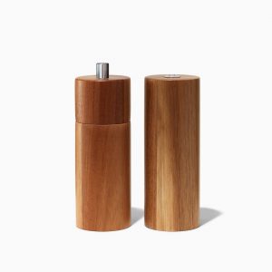Public Goods Wood Pepper Mill & Salt Shaker Set