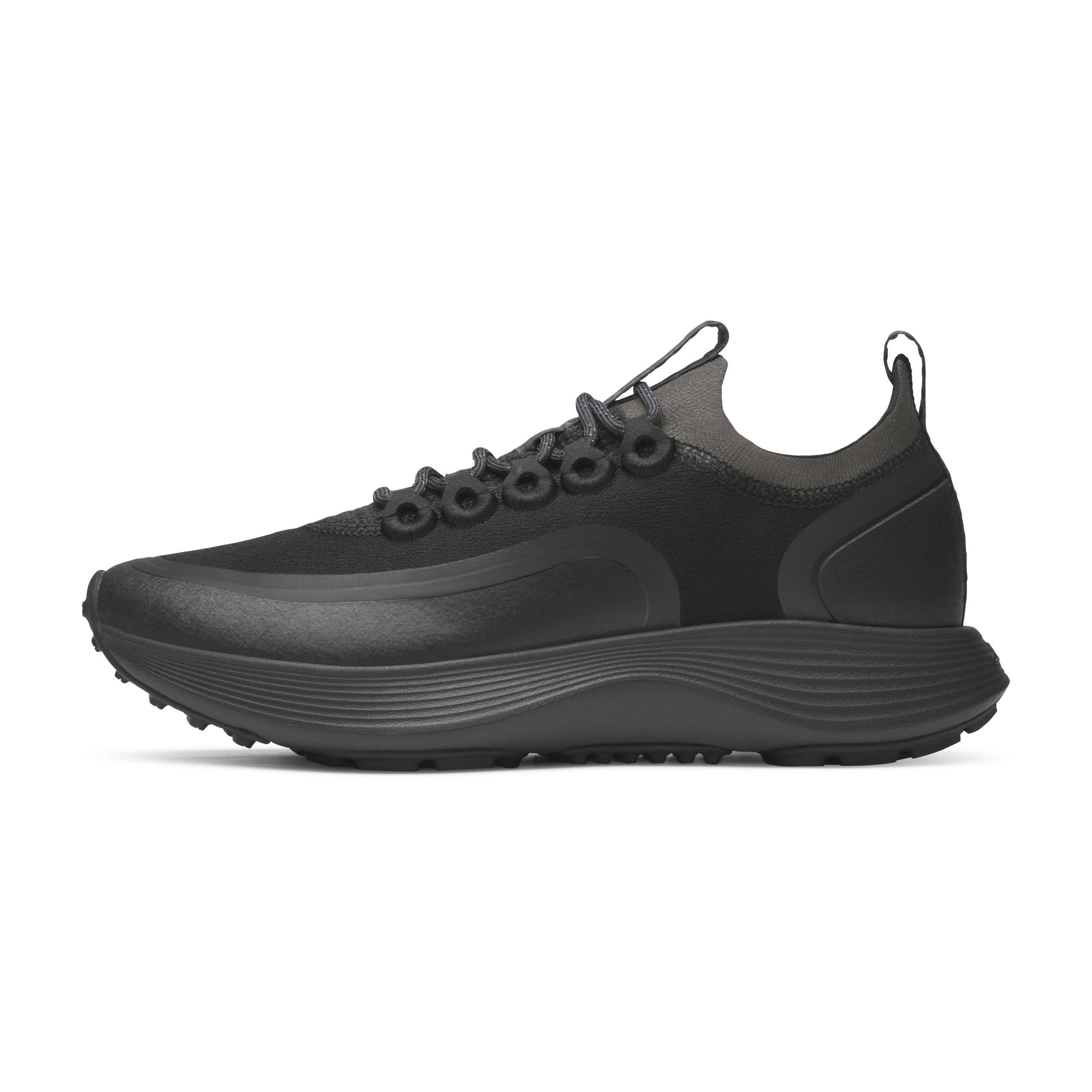 Allbirds Men's Strider Explore - Natural Black (Dark Grey Sole)