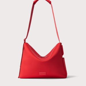 Dagnedover Enzo Messenger Bag in Cherry