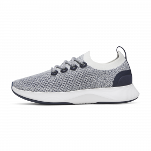 Allbirds Women's Dasher NZ - Blizzard/Deep Navy (Blizzard Sole)