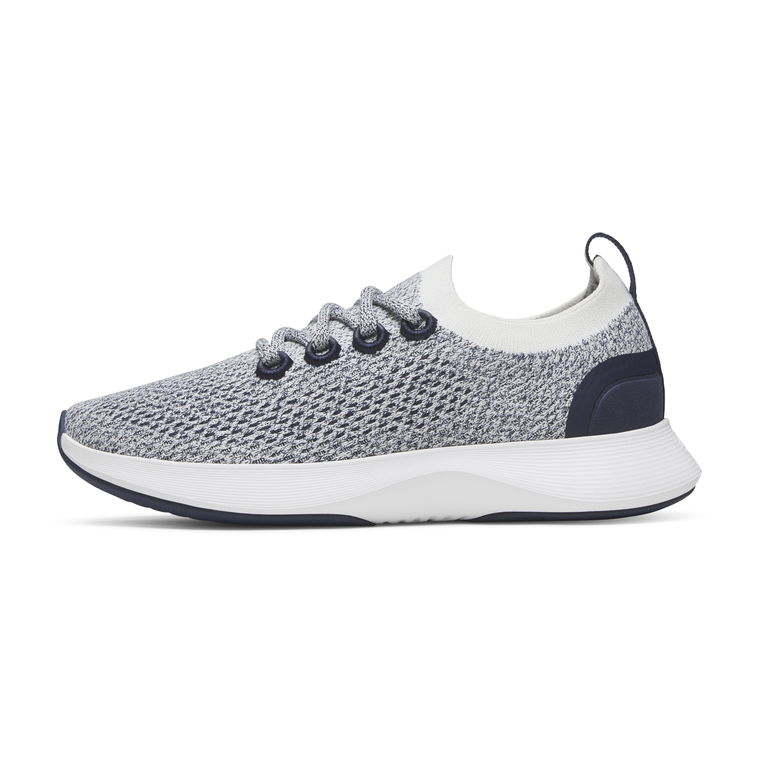Allbirds Women's Dasher NZ - Blizzard/Deep Navy (Blizzard Sole)