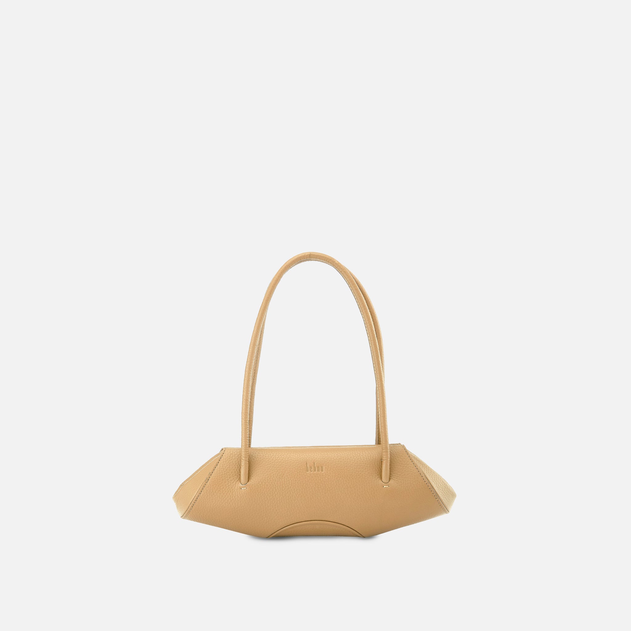 Behno ELIZABETH BAGUETTE MINI PEBBLE BISQUE