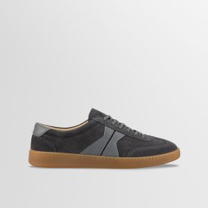 Koio Monza Leather & Suede Sneaker in Ash Gray