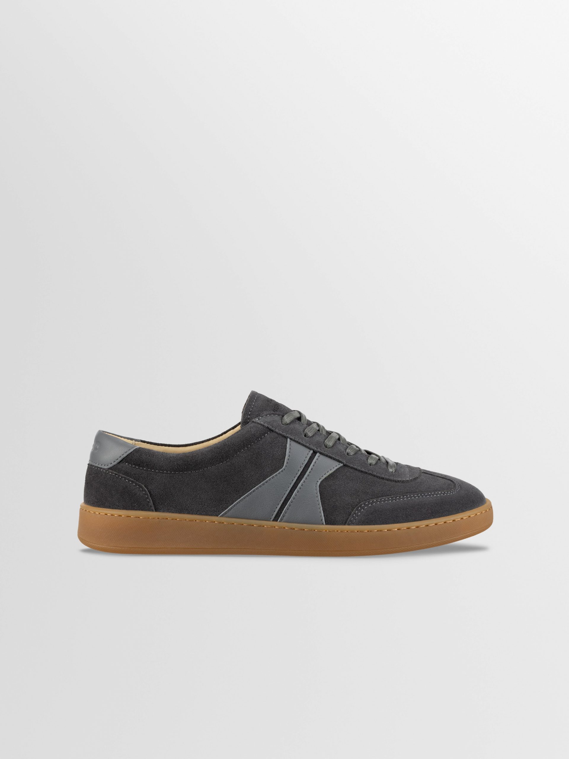 Koio Monza Leather & Suede Sneaker in Ash Gray
