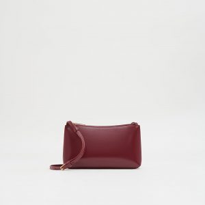Mansurgavriel Mini Gaia Crossbody - Claret