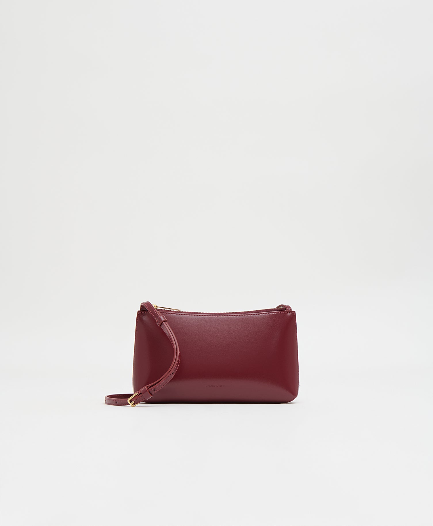 Mansurgavriel Mini Gaia Crossbody - Claret