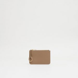 Mansurgavriel Keychain Zip Case - Anise