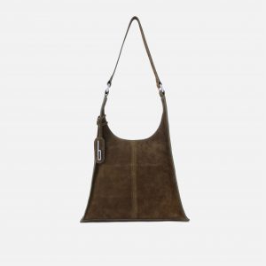 Behno WINNIE SOFT SHOULDER BAG SUEDE PALM