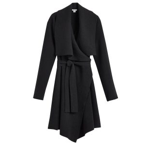 Cuyana Wool Cashmere Short Wrap Coat (Earlier Version)