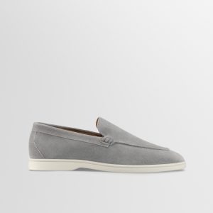 Koio Catania Suede Loafer in Grey