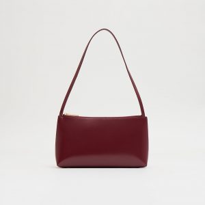 Mansurgavriel Gaia Shoulder Bag - Claret