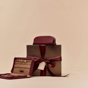 Leatherology For Her Gift Set Garnet Red
