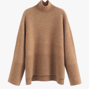 Cuyana Alpaca Wool Relaxed Turtleneck Sweater