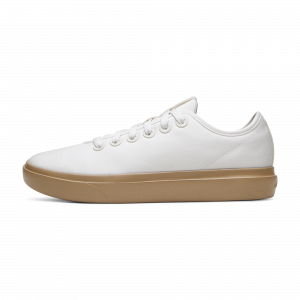 Allbirds Women's Canvas Piper - Blizzard (Bark Brown Sole)