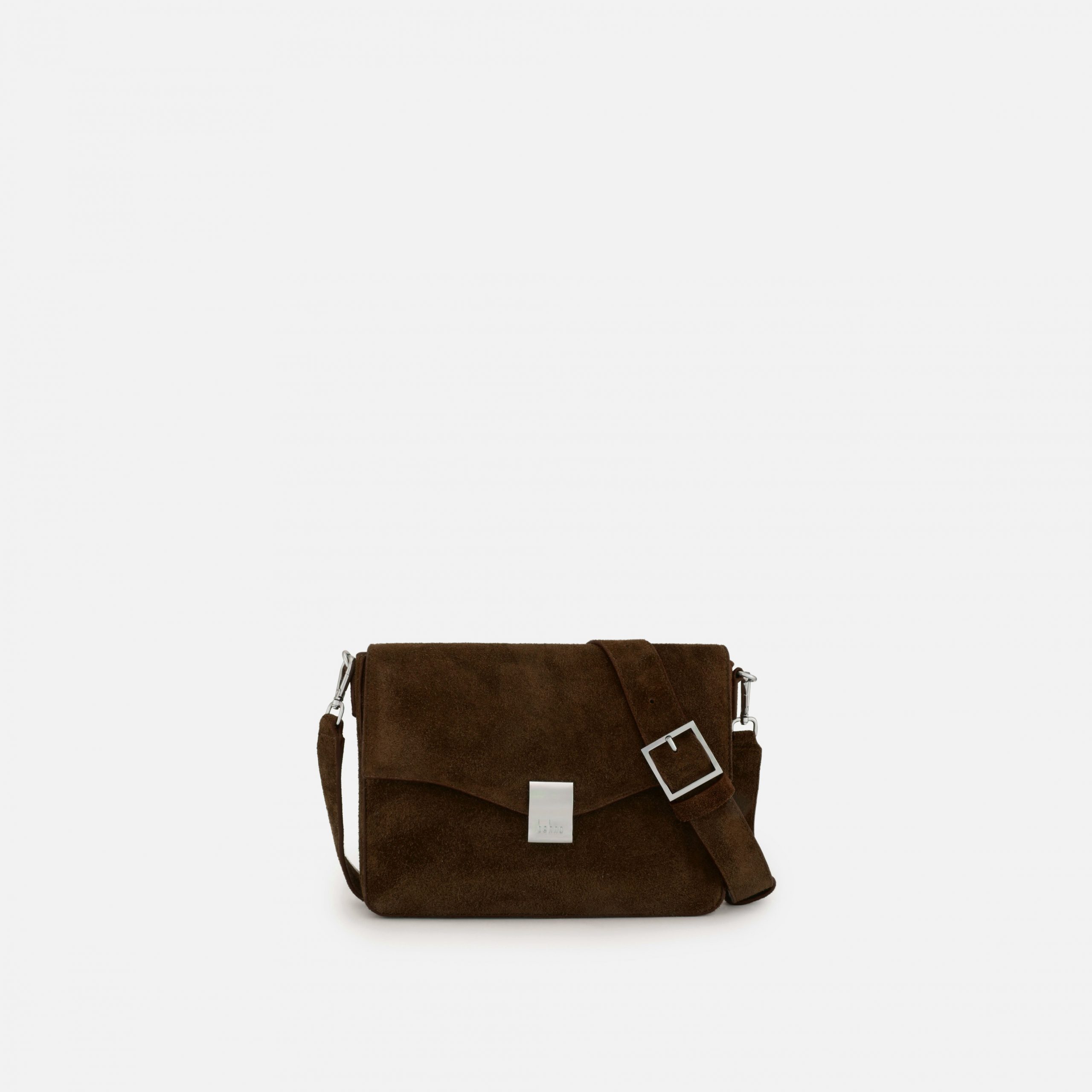 Behno FLAP CROSSBODY SLOUCHY SUEDE PALM