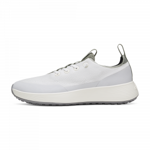 Allbirds Men's Tree Runner Go - Utility - Blizzard/Hazy Pine (Natural White Sole)
