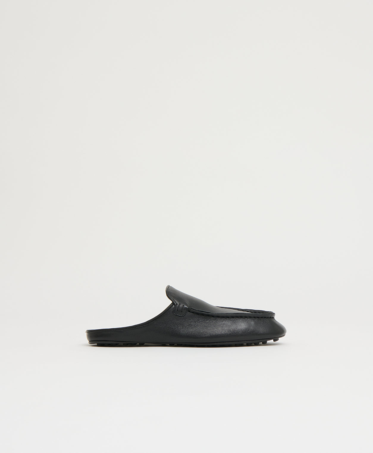 Mansurgavriel Moccasin Mule - Black
