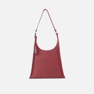 Behno WINNIE SOFT SHOULDER BAG PEBBLE CHERRY
