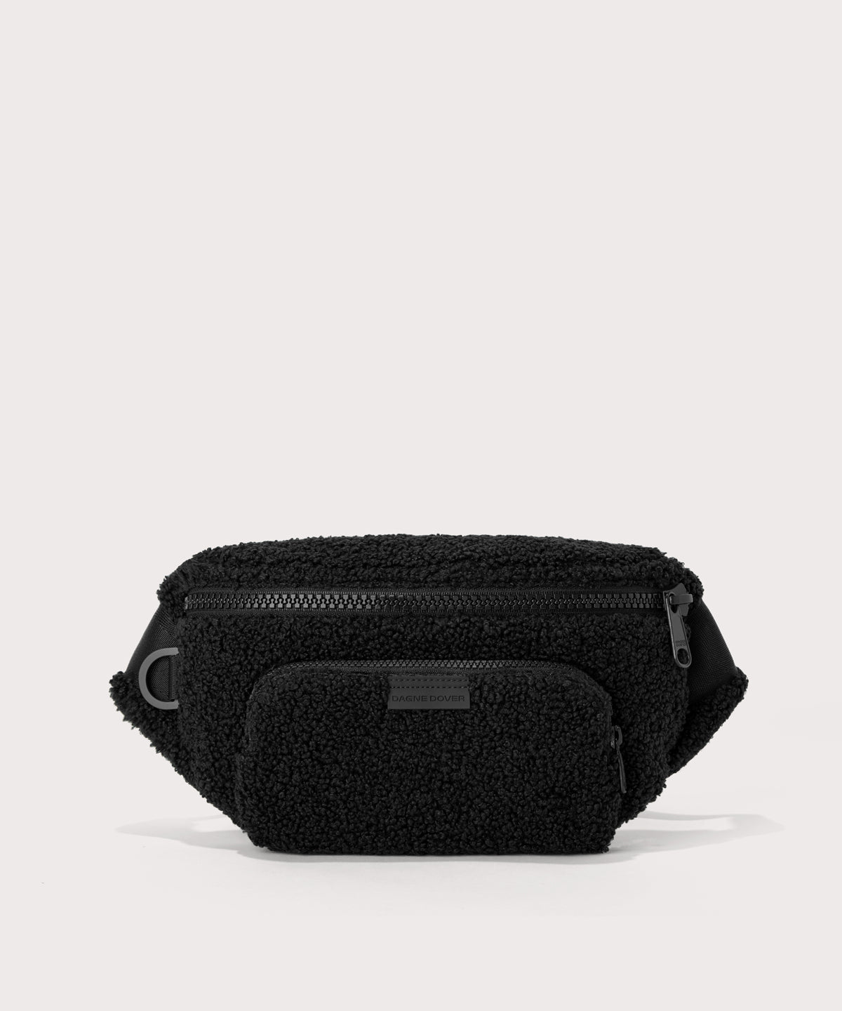 Dagnedover Jax Large Fanny Pack in Onyx Shearling