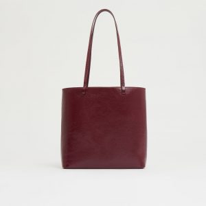 Mansurgavriel Filo Tote - Claret Naplak