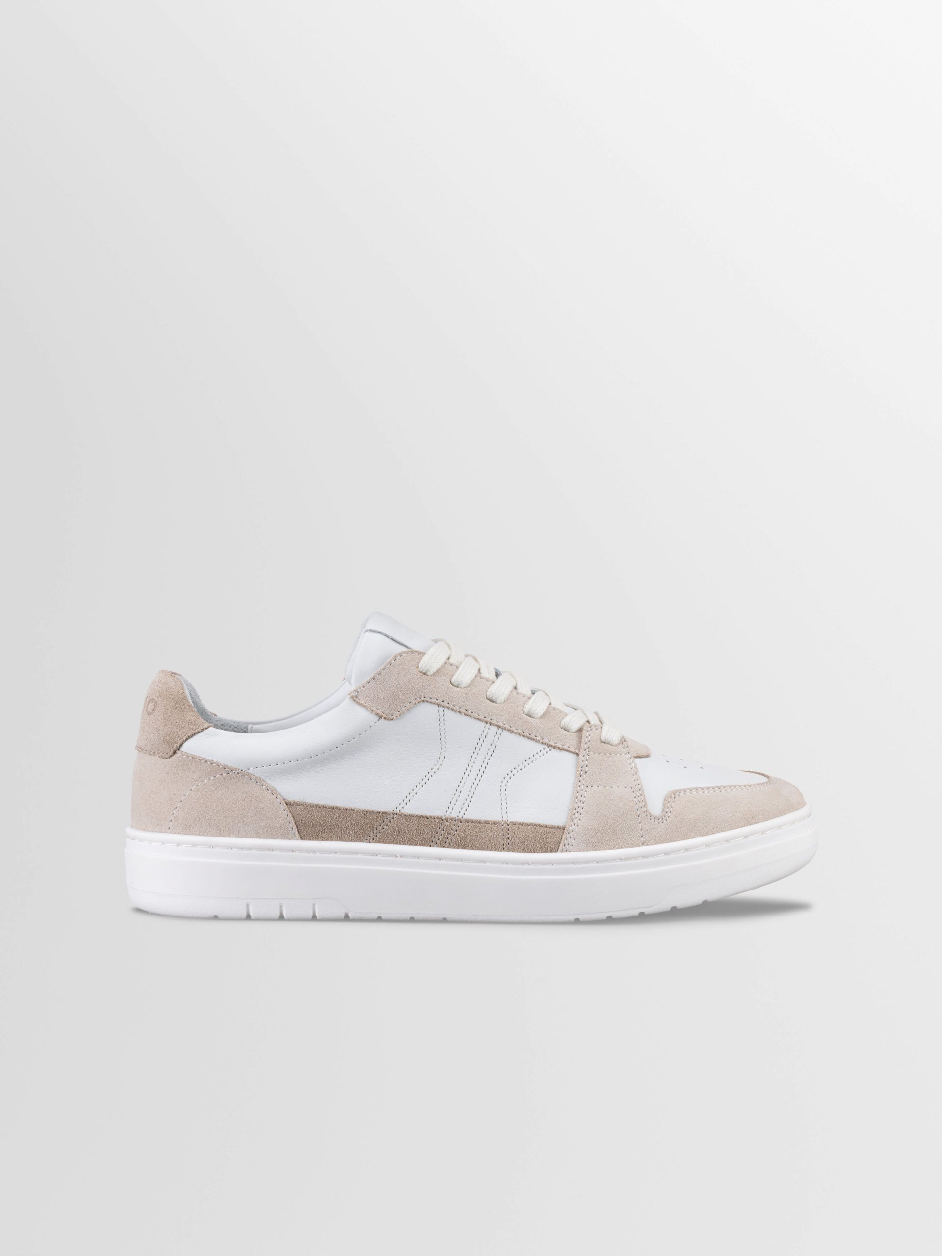 Koio Carrara Suede Sneaker in Oyster
