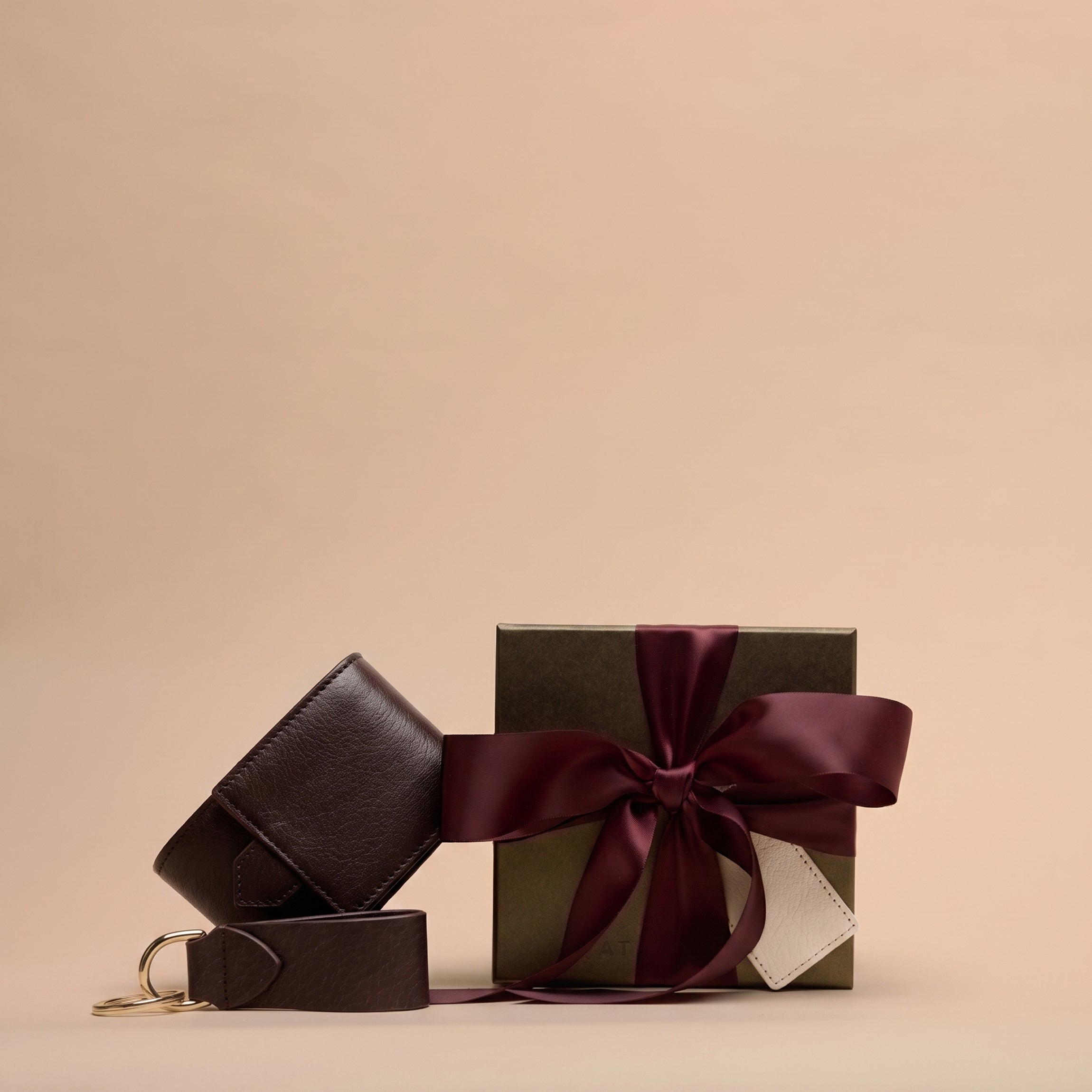 Leatherology Watch + Key Gift Set Brown