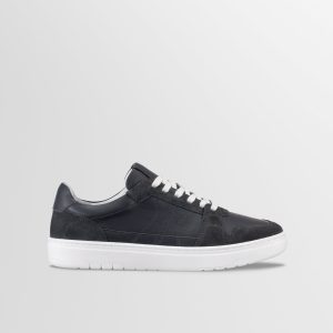 Koio Carrara Suede Sneaker in Basalt